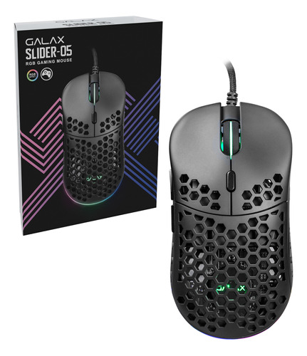 Mouse Gamer Galax Slider 05 Mgs05p258rg2b0 10k Dpi 6 Botões