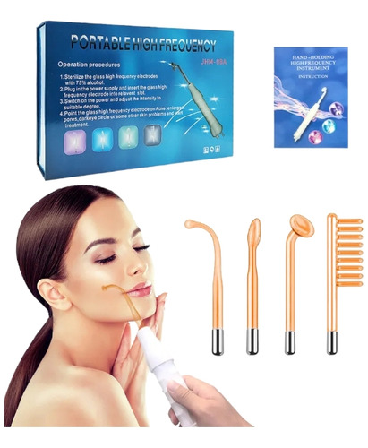 Máquina Facial Alta Frecuencia 4 En 1