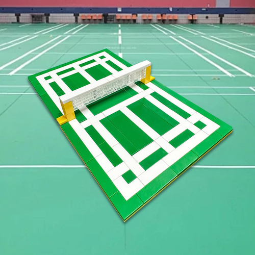 Paquete De Material Modelo De Cancha De Bádminton, Cancha