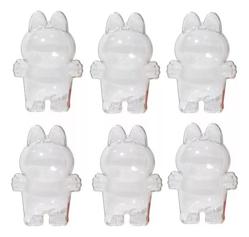 W Cuna Para Muñecas Labubu Macarons 6pcs Protectora