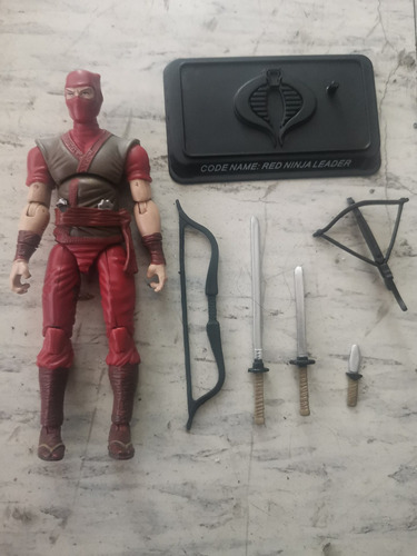 Red Ninja Leader V1 2008 G. I. Joe (Usado)