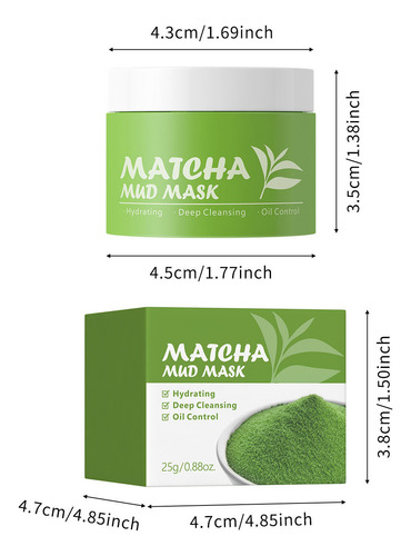 Máscara De Té Verde Q, Máscara Limpiadora Sin Poros, Máscara