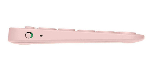 Imagen 4 de 5 de Teclado bluetooth Logitech K380 QWERTY español color rosa