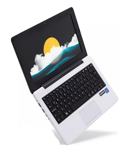 Notebook Intel Ssd 128 4gb Ram Netflix Word Exel! Blanco