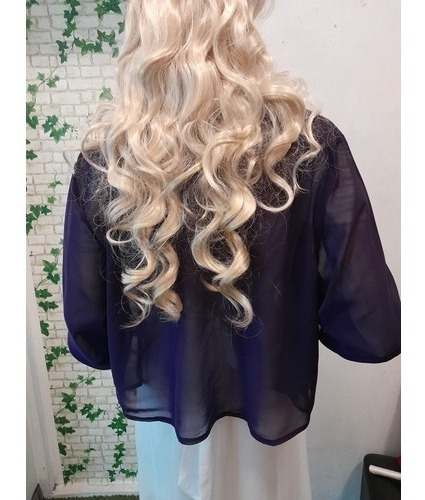 Imagen 5 de 6 de Chaqueta Tapado Fiesta Chifón Bodas