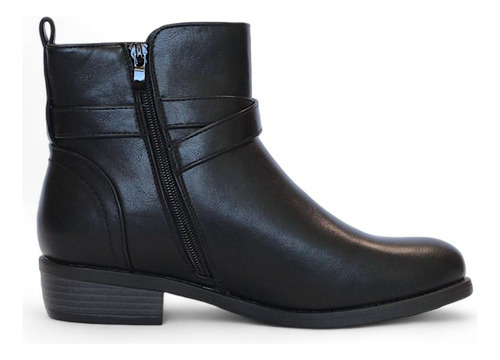 Botin Casual Mujer Via Rosmini Brisso Negro