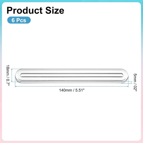 Protector De Pared De Silicona Transparente 5.51 X 0.7