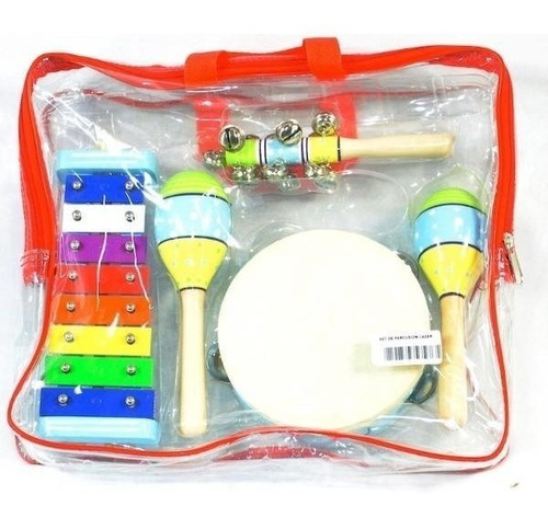 Set Percusión Infantil P/ Niños Knight Jb565 4 Instrumentos