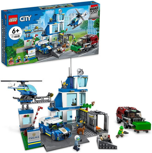 Lego City Police 60316 Comisaría De Policía 668 Pzas 