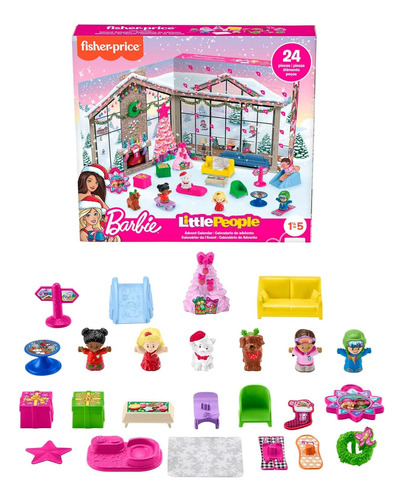 Fisher Price Little People Set 24 Calendario Adviento Barbie