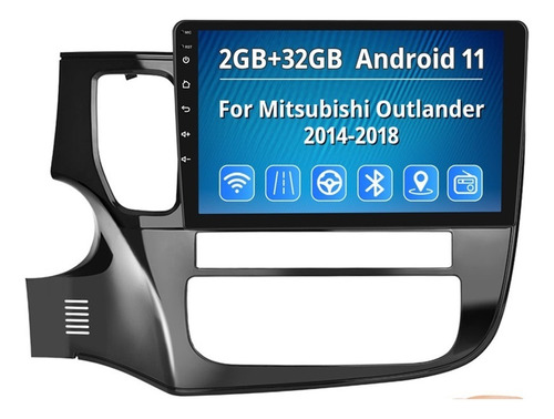 Estéreo Para Mitsubishi Outlander 2014-2018 Carplay 2+32g