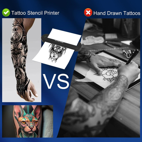 Transferência De Tatuagem Para Impressora Térmica Sem Fio