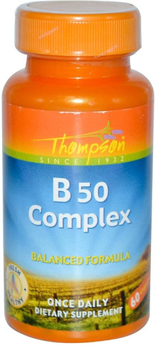 B 50 Complex 30 Capsulas Vegetarianas Thompson 