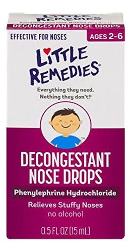 Descongestionante Nasal En Gotas Little Remedies Little