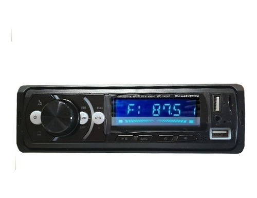 Estereo Frente Fijo Usb Fm Bluetooth Tarj Memoria Auli Sound