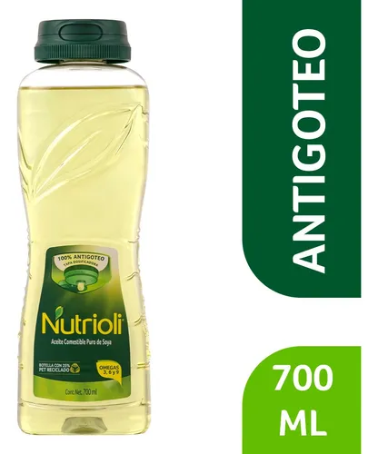 comprar Aceite Vegetal Nutrioli Antigoteo Puro De Soya 700ml