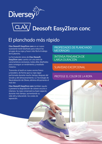 Suavizante Lavandería Textil 20 Lts Clax Deosoft Profesional