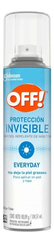 Repelente Off Invisible Aerosol Everyday Vence 2028 Nuevo