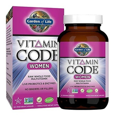Garden Of Life Vitamin Code Women Raw Probiotico Salud Senos