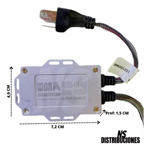 Kit Cree Led H7 Alta Baja Canbus Csp Iron Ir100 No Da Error