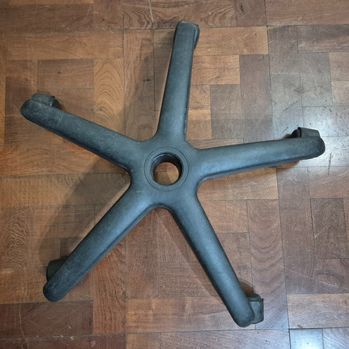 Repuesto Estrella Base C/ruedas P/silla Sillon Oficina Negro