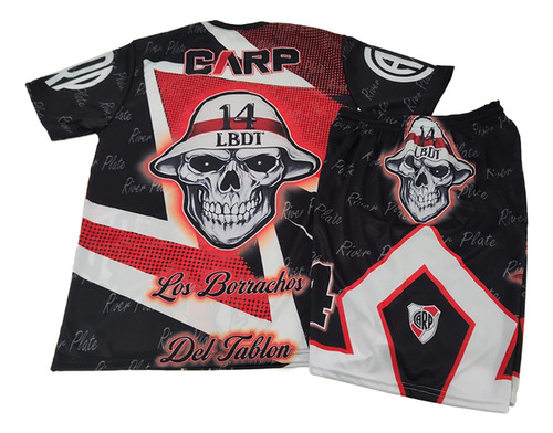 Conjunto River Plate Potrero Ascenso Camiseta Short Futbol