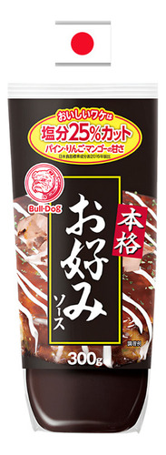 Bull Dog 300g Molho Para Okonomiyaki Suave Com 25% Menos Sal