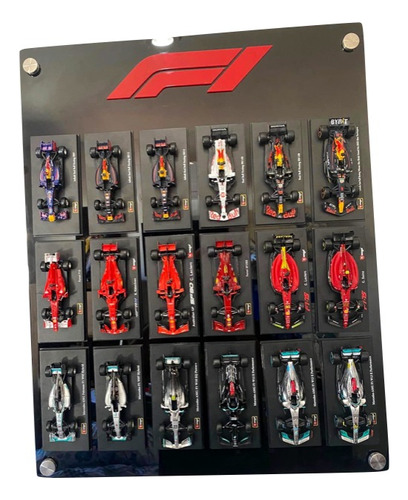 Repisa De Acrílico De F1 Para Exhibir Monoplazas Escala 1:43