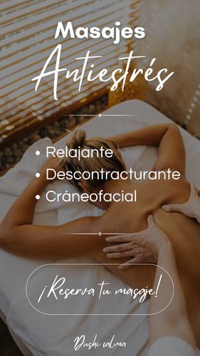 Masaje Relajante, Descontracturante, Reductor Y Linfático.