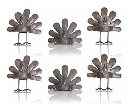 Portavelas Besti - Juego De 6 Candelabros De Pavo - Decoraci