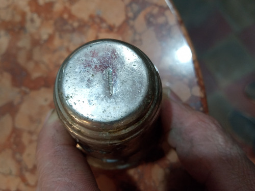 Vasito De Metal Trabajado (Usado)