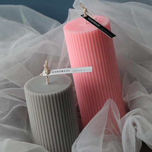Moldes Cilíndricos De Cera Acrílica Para Velas, 6 Piezas