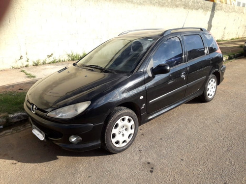 Peugeot 206 Sw 1.4 Presence Flex 2007 Preto - O Mais Barato