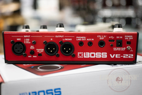 Pedal De Efeitos Para Voz Boss Ve-22 Vocal Performer Vermelho (Usado)