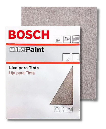 Kit C/ 25 Lixa Seca G180 Folha 230x280mm Bosch