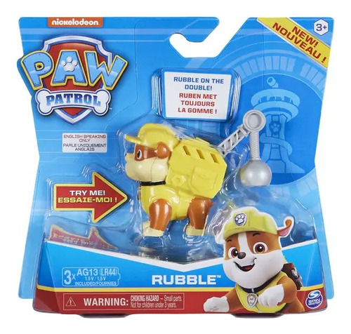 Paw Patrol Figura Cachorro Transformable Con Sonido 6022626