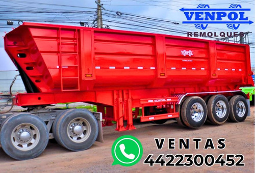 Remolque Gondola Volteo Para Materiales 30m3 Reforzada