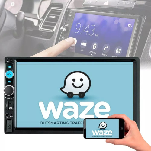 Imagem 4 de 7 de Central Mp5 Mp3 Radio Bt Moldura Toyota Etios Multimidia