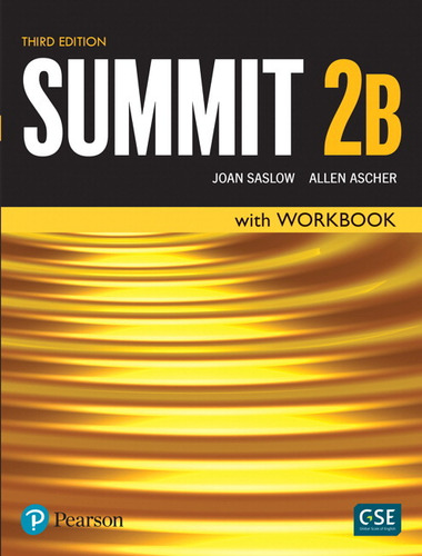 Summit 3Ed Sb / Work Book 1B Level 2, de Eales, Frances. Summit Editorial Pearson English, capa mole em inglês, 2017
