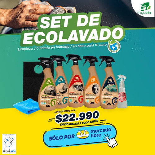 Imagen 10 de 10 de Kit De Lavado Para Auto Magicshine - Limpieza De Auto