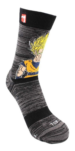 Imagen 3 de 4 de Calcetines Algodón Pack 2 Dragon Ball Z Kids - Goku C1 Top