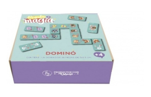Juego Domino Mascotas En Caja Ry