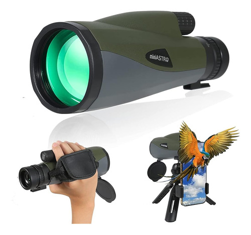 10-20x60 Zoom iPhone Monocular Telescope - Camping Hunting M