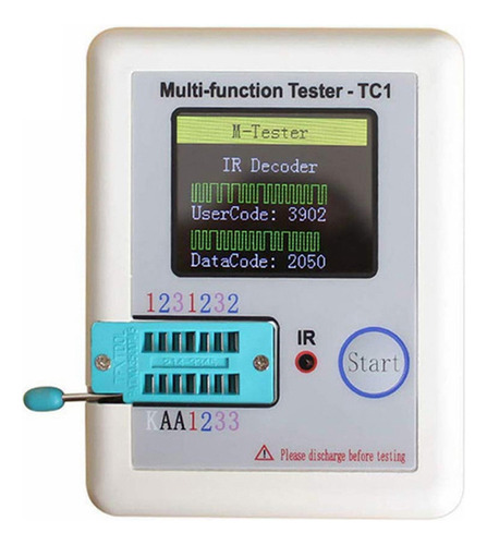 Probador Multifunción, Probador De Transistores Lcr-tc1 Tft