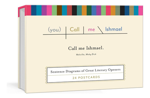 Libro: Call Me Ishmael Postcards: Sentence Diagrams Of Great