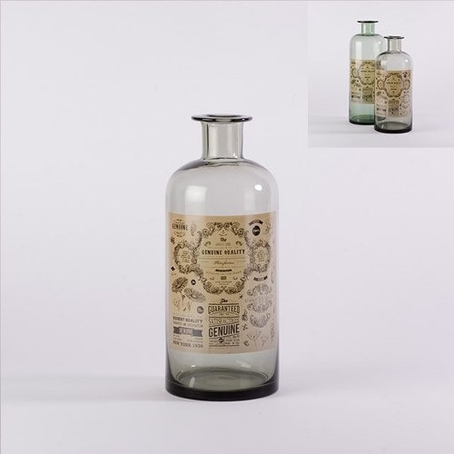 Botella Humeada Genuine Quality - Transparente Këssa Muebles