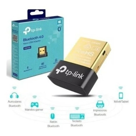 Imagen 1 de 2 de Adaptador Bluetooth 4.0 Pc Laptop Tplink
