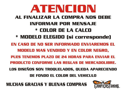 Imagen 4 de 4 de Calcomanía Capot Depredador 06 Calcos Graficastuning 00094
