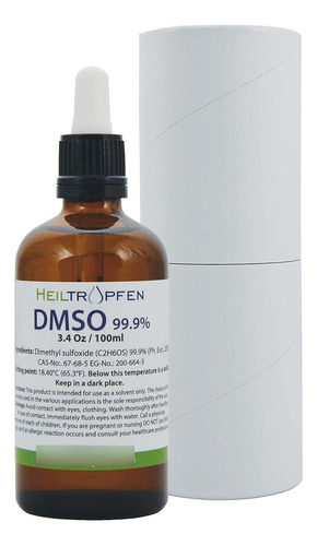 Dmso Dimetilsulfóxido Alta Pureza Grado Farmaceútico 100ml