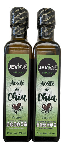 Aceite De Chía  Jevica Pack 2 Botellas